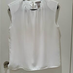 H&M White Bib Collar Blouse